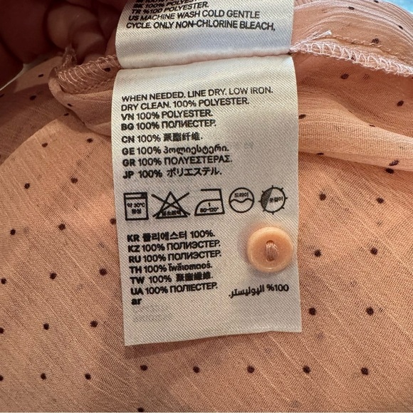 H&M Light Pink Ruffled Blouse - Picture 3 of 5